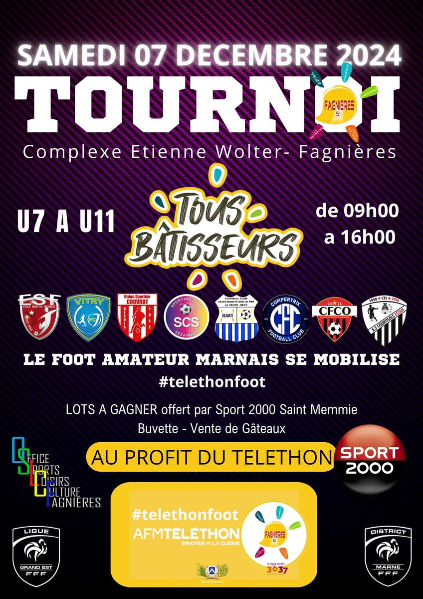 TOURNOI TELETHON 2024 A FAGNIERES