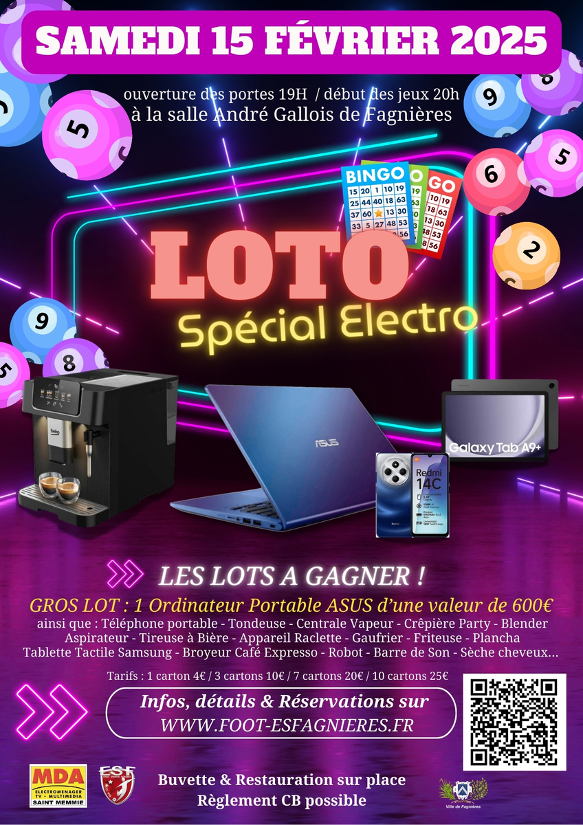 LOTO#2 - Spécial Electro du Samedi 15 Février 