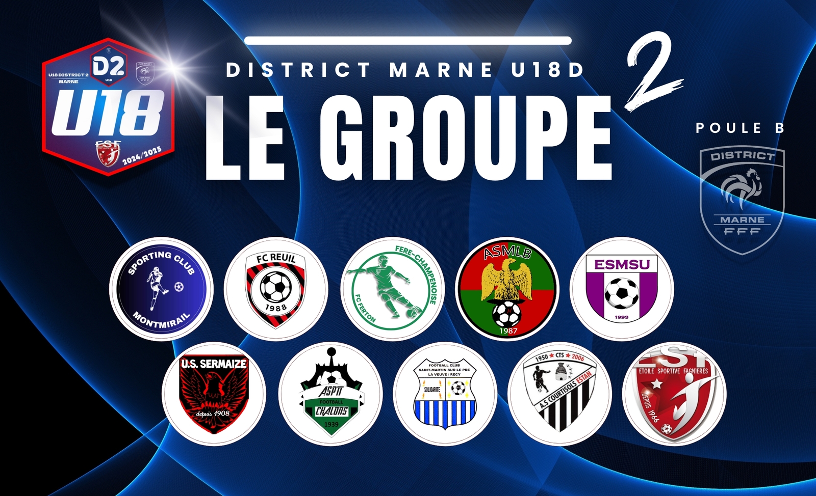 U18D2 - LE GROUPE DE LA PHASE 2 !