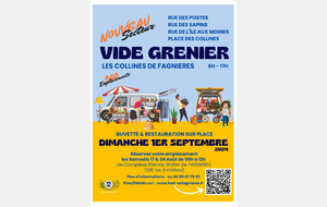 VIDE GRENIER FAGNIERES 2024....