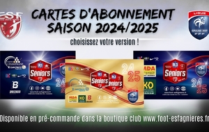 Abonnements Séniors Saison 2024/2025....