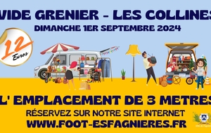 RESERVEZ POUR LE VIDE GRENIER FAGNIERES 2024 ICI !