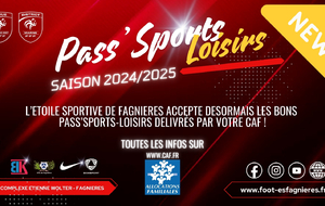 NOUVEAU : PASS'SPORTS-LOISIRS ACCEPTES PAR L'ESF