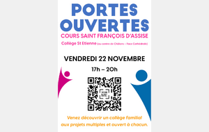 PORTES OUVERTES COLLEGE SAINT ETIENNE