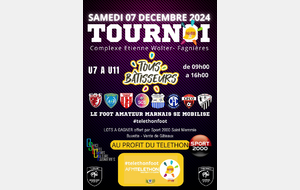 TOURNOI TELETHON 2024 A FAGNIERES