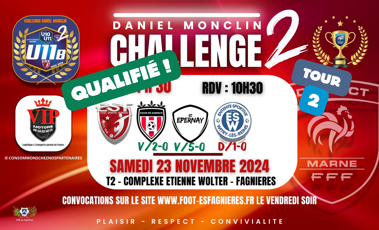 U11B - CHALLENGE MONCLIN T2 A FAGNIERES