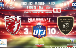 U13D2/J06 - ES FAGNIERES vs RACING CLUB CHAMPAGNE