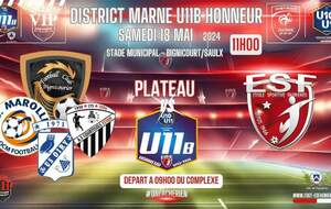 U11B HONNEUR - PLATEAU A BIGNICOURT SUR SAULX