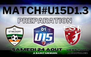 U15D1 - PREPA#3 - FC ST MEZIERY VS ES FAGNIERES