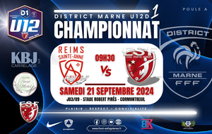 U12D1/J03 - REIMS STE ANNE VS ES FAGNIERES