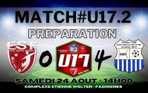 U17R2 - PREPA#2 - ES FAGNIERES VS FC SAINT MARTIN