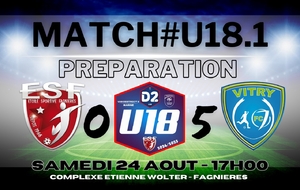 U18D2 - PREPA#1 - ES FAGNIERES VS FC VITRY