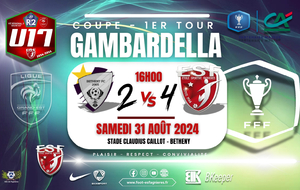 U17R2 - COUPE GAMBARDELLA - T1 - FC BETHENY VS ES FAGNIERES