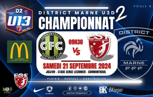 U13D2/J03 -  FC CORMONTREUIL VS ES FAGNIERES