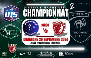 U15D2/J04 - SC MONTMIRAIL VS ES FAGNIERES