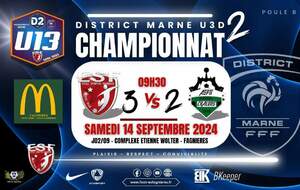 U13D2/J02 -  ES FAGNIERES VS ASPTT CHALONS