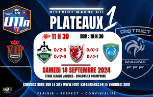 U11A EXCELLENCE - PLATEAU A CHALONS