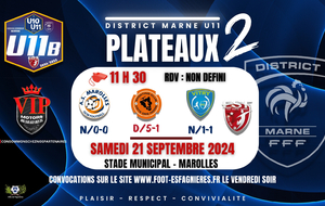 U11B HONNEUR - PLATEAU A MAROLLES