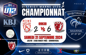 U12D1/J03 - REIMS STE ANNE VS ES FAGNIERES