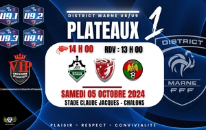 U8/U9 - PLATEAU A CHALONS - 4 EQUIPES