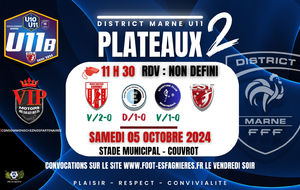 U11B HONNEUR - PLATEAU A COUVROT