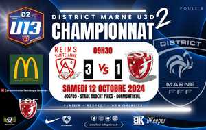 U13D2/J06 -  REIMS STE ANNE VS ES FAGNIERES