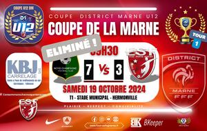 U12 MARNE D1 - COUPE MARNE T1 - NORD CHAMPAGNE VS ES FAGNIERES