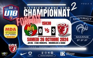 U18D2/J01 - AS MOURMELON VS ES FAGNIERES