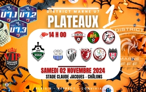 U7 - PLATEAU A CHALONS - 3 EQUIPES