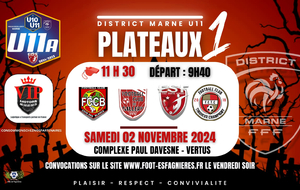 U11A EXCELLENCE - PLATEAU A VERTUS