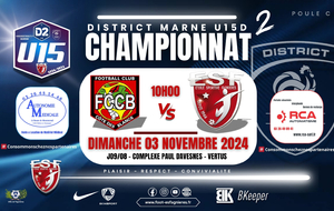 U15D2/J09 - FCCB VERTUS VS ES FAGNIERES