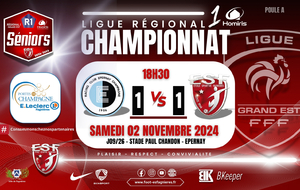 SENIORS R1 LIGUE/J09 - RC EPERNAY VS ES FAGNIERES