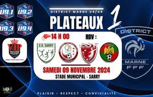 U8/U9 - PLATEAU A SARRY - 4 EQUIPES