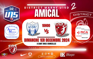 U15D2 - AMICAL - AS ST BRICE VS ES FAGNIERES