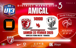 U13D3 - AMICAL - ES FAGNIERES VS AS COURTISOLS