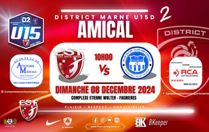 U15D2 - AMICAL - ES FAGNIERES VS ESTERNAY US