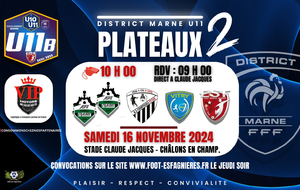 U11B HONNEUR - PLATEAU A CHALONS