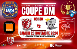 U13 MARNE D3 - COUPE MARNE T2 - ES FAGNIERES VS BETHENY FC