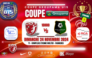 U15 MARNE - COUPE GROUPAMA T1 - ES FAGNIERES VS NORD CHAMPAGNE FC