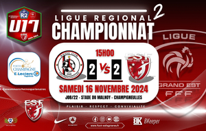 U17R2/J08 - RC CHAMPIGNEULLES VS ES FAGNIERES