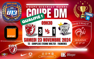 U13 MARNE D3 - COUPE MARNE T2 - ES FAGNIERES VS BETHENY FC