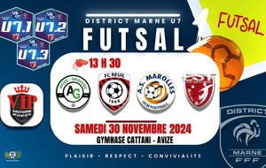 U7 - PLATEAU FUTSAL A  AVIZE (3 EQUIPES)