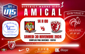 U15D1 - AMICAL - FCCB VERTUS VS ES FAGNIERES1 