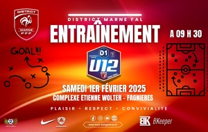 U12D1 - ENTRAÎNEMENT A FAGNIERES 