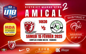 U18D2 - AMICAL - ES FAGNIERES VS US AVIZE