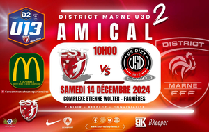 U13D2 - AMICAL - ES FAGNIERES VS US DIZY