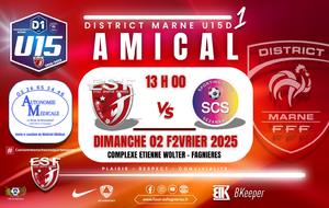 U15D1 - AMICAL - ES FAGNIERES1 VS SC SEZANNE