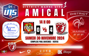 U15D1 - AMICAL - FCCB VERTUS VS ES FAGNIERES1 