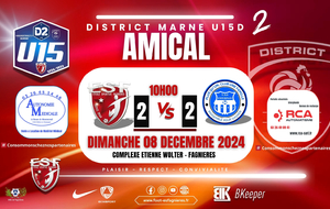 U15D2 - AMICAL - ES FAGNIERES VS ESTERNAY US