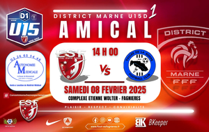 U15D1 - AMICAL - ES FAGNIERES VS FC VALLEE DE LA SUIPPES